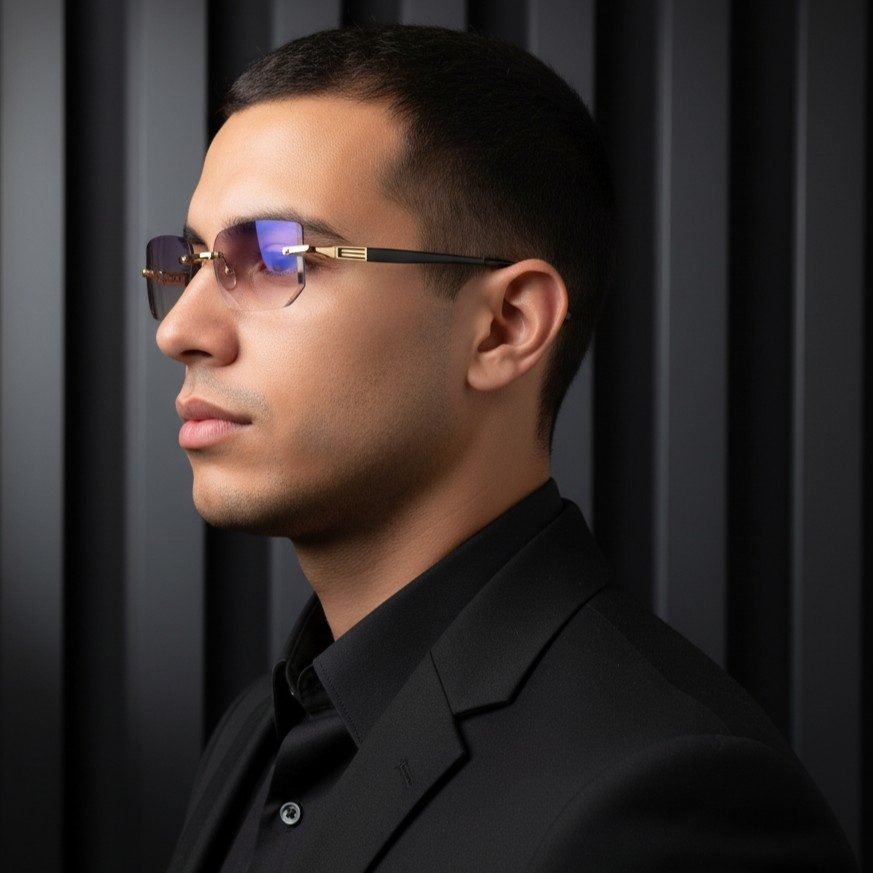 Luxury Rimless Anti Blue - V007 - Image 9